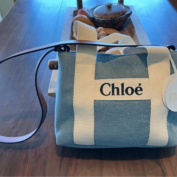 Chloe denim tote new with tags - Picture 9 of 10